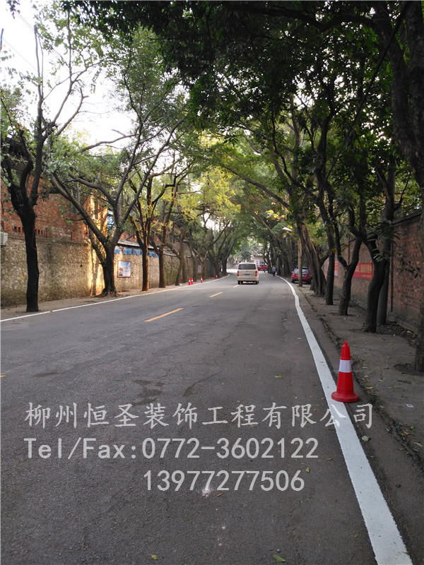 中国石化城站路标线工程